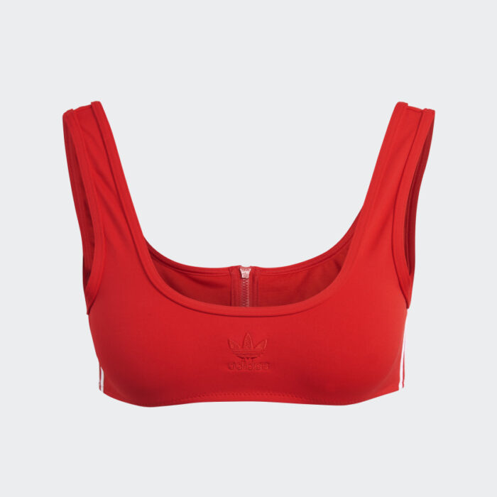 Adidas Top Bikini da donna, colore rosso