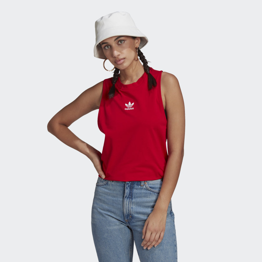 ADIDAS CANOTTA ROSSA Spedizione Gratis Consegna in 24h