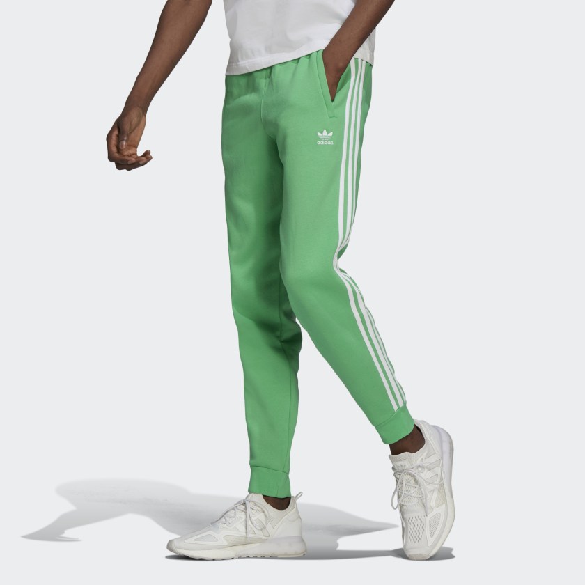 Adidas Pantaloni Adicolor Classics 3 Stripes Green
