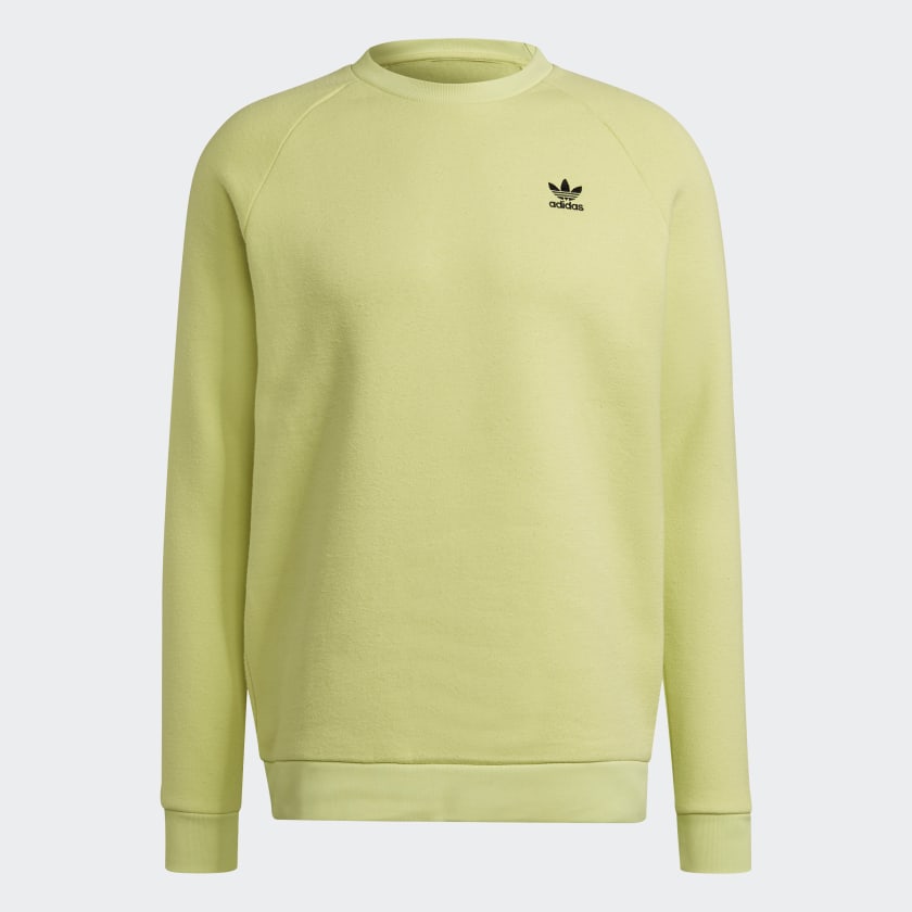 Adidas Felpa Adicolor Essentials Trefoil - Pulse Yellow - immagine 5