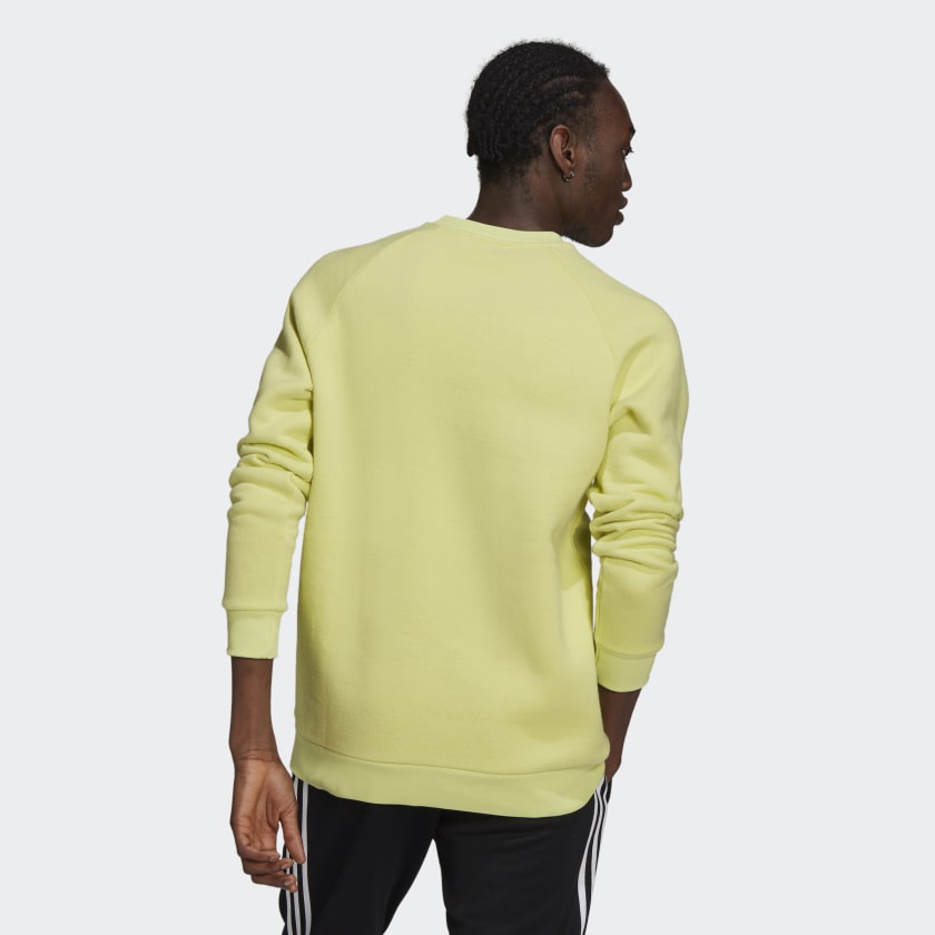Adidas Felpa Adicolor Essentials Trefoil - Pulse Yellow - immagine 2