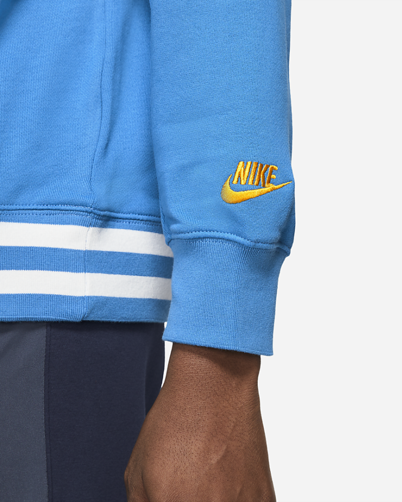 Nike Felpa Con Cappuccio , colore azzurro