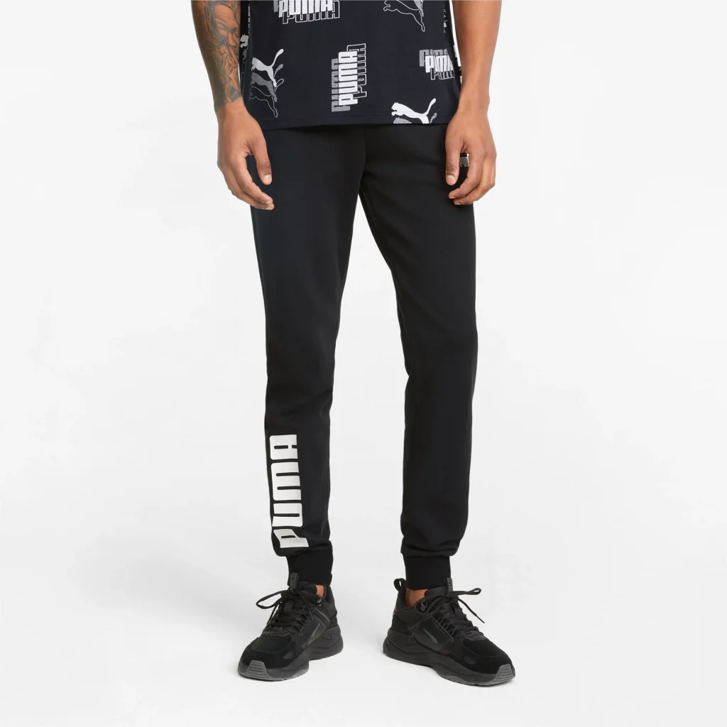 Puma Pantaloni Power ColourBlock - Black/White