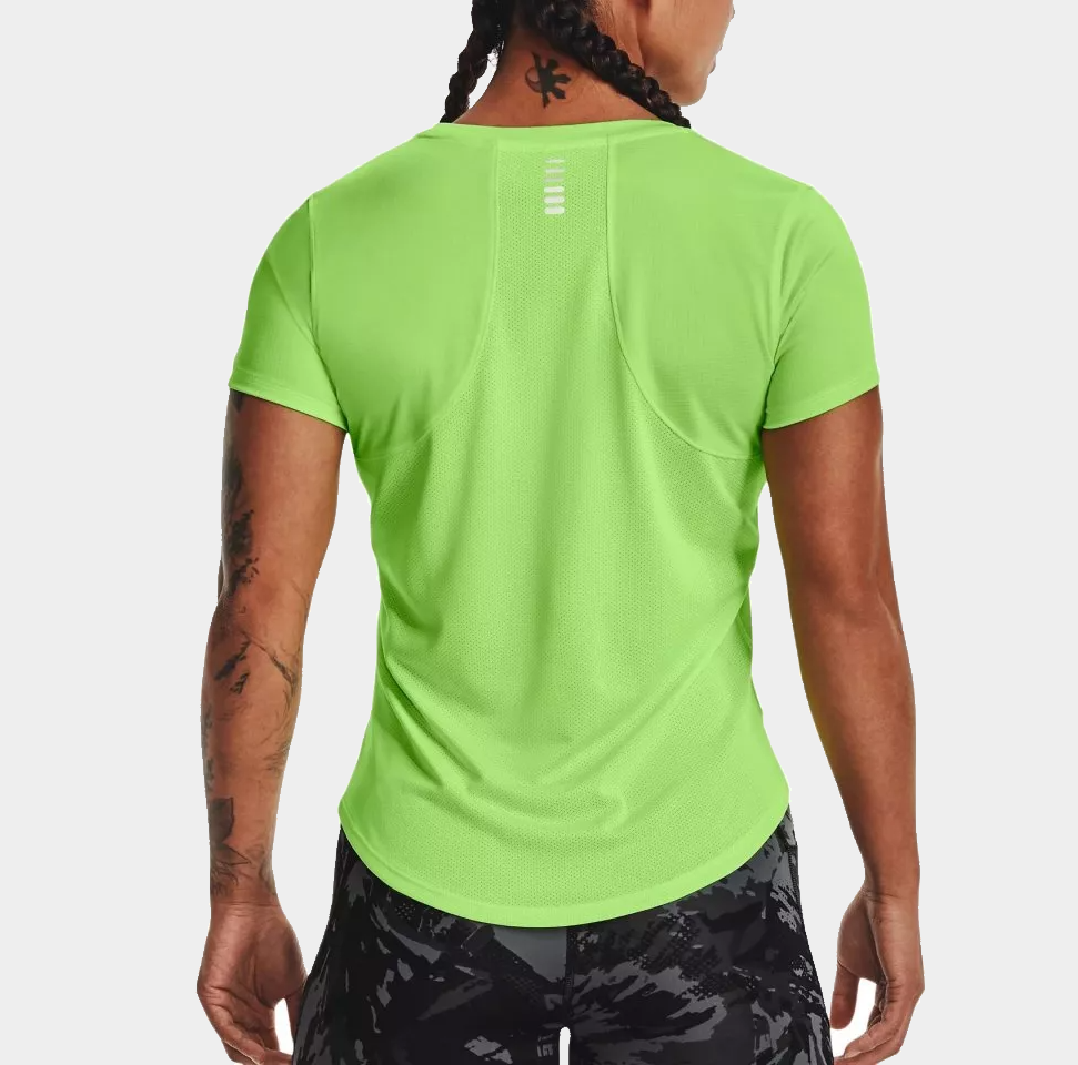 t-shirt sportiva donna verde under armour