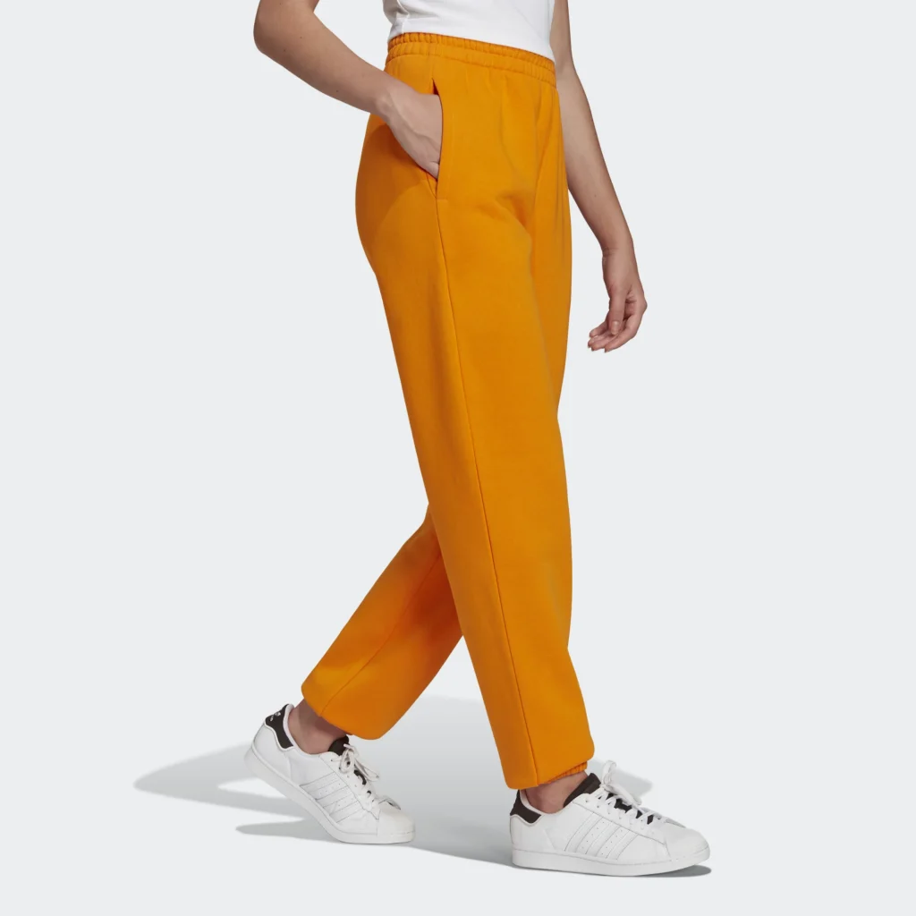 pantaloni donna jogging arancio
