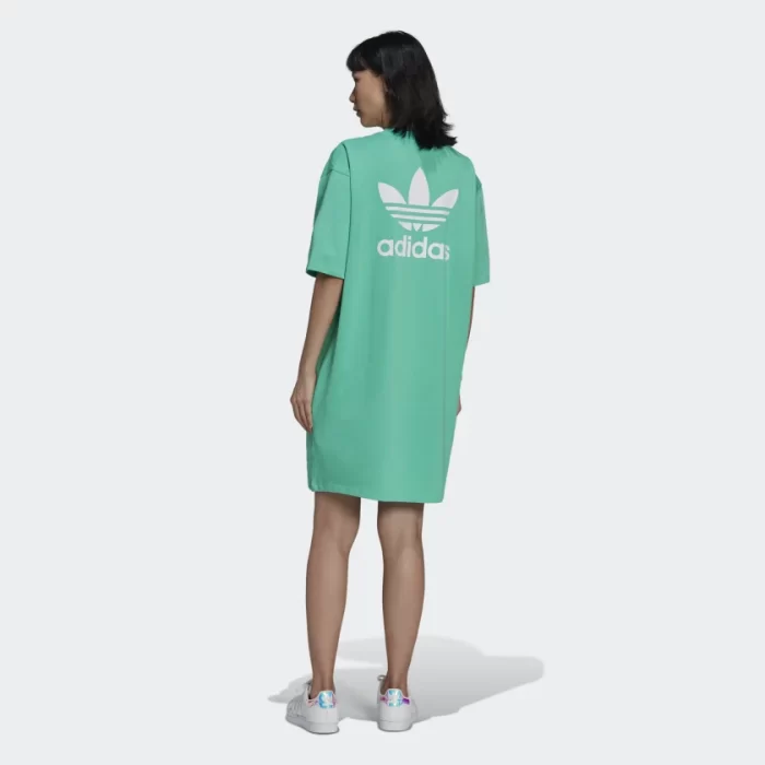 abito donna adidas verde trifoglio grande