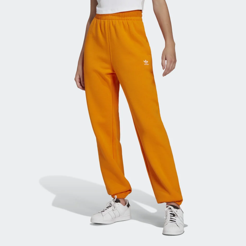 pantaloni donna jogging arancio
