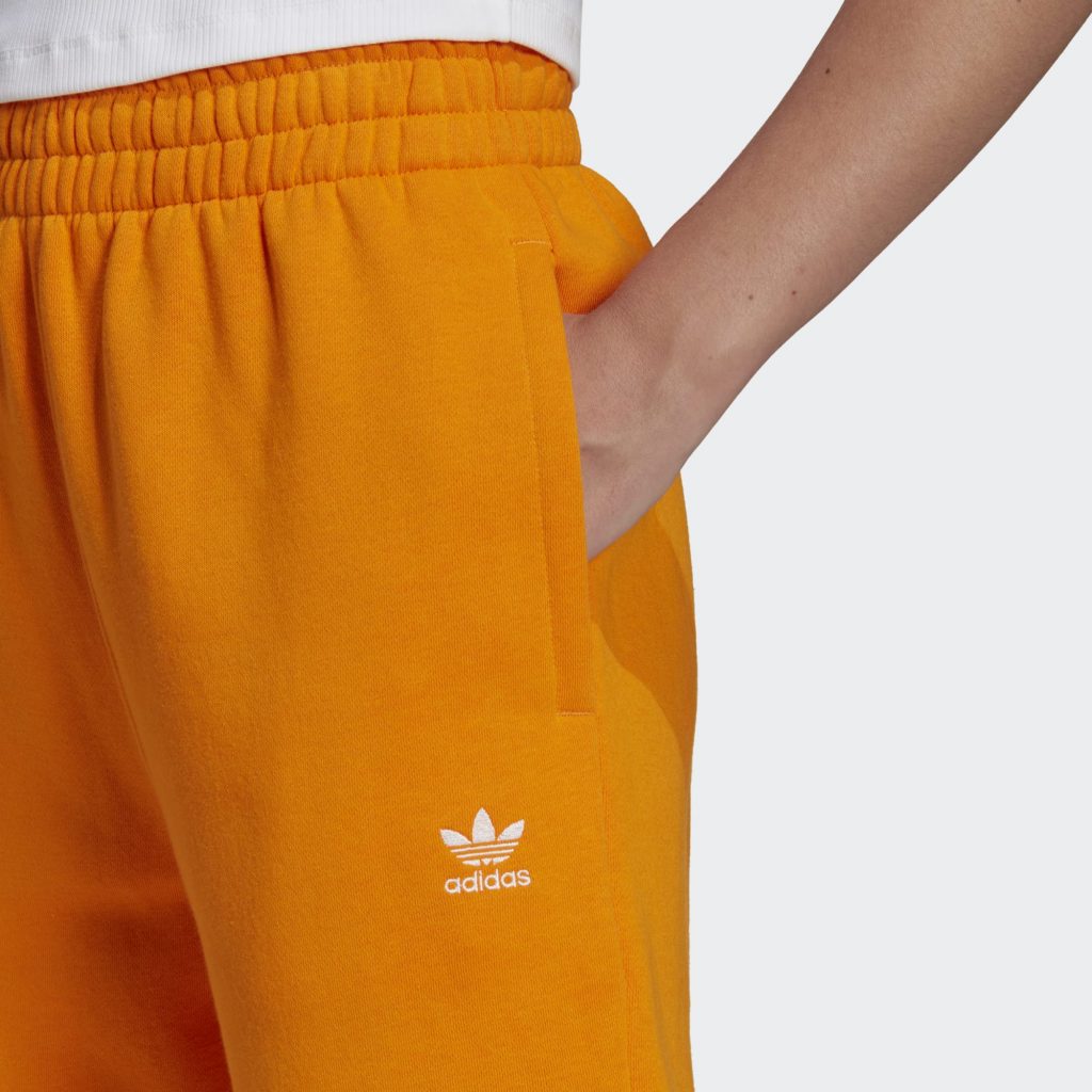 pantaloni donna jogging arancio