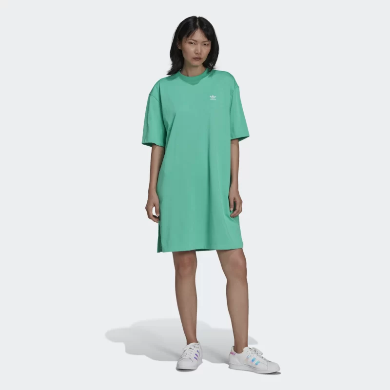 abito donna adidas verde trifoglio grande