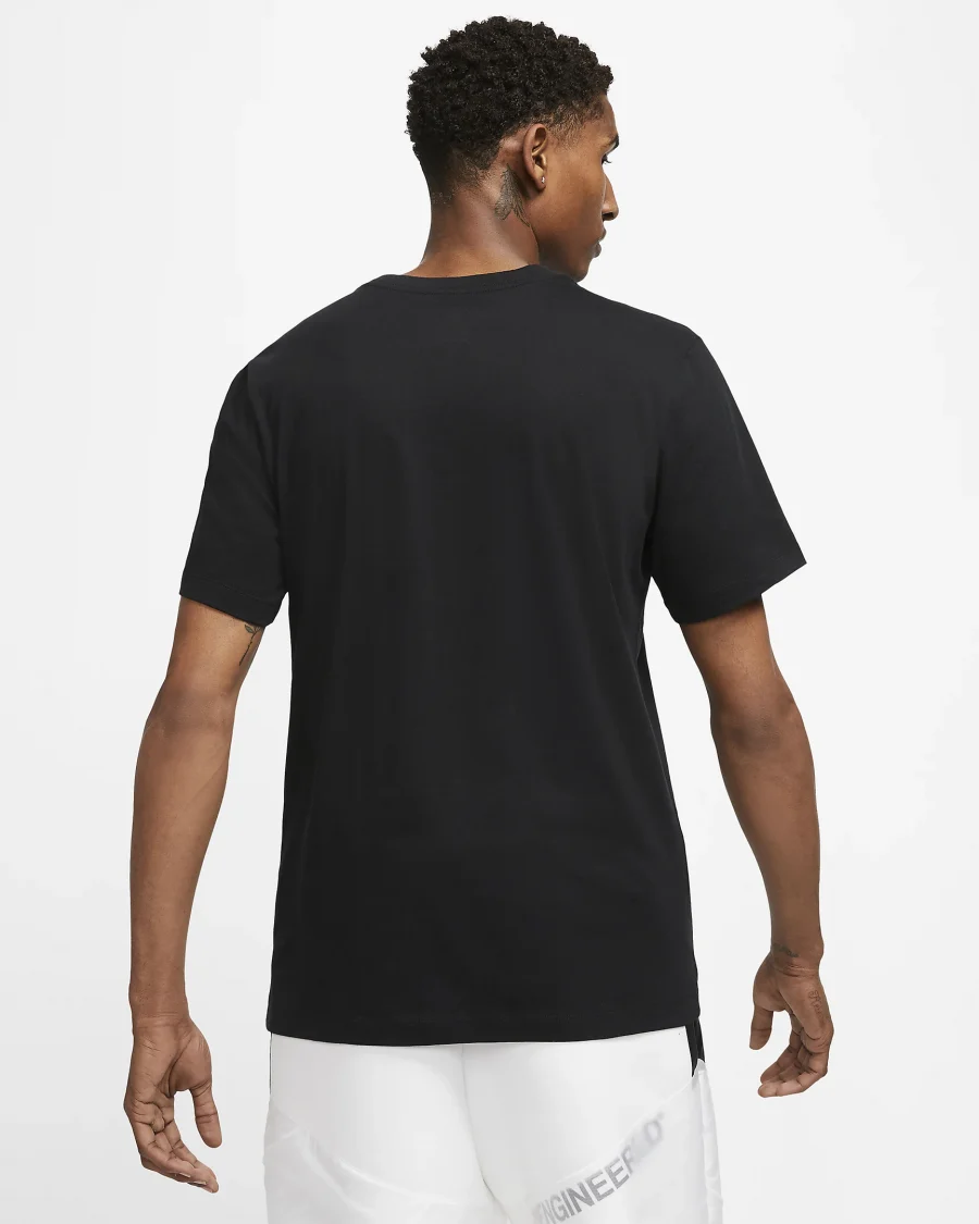 nike t-shirt Jordan Jumpman nero bianco logo centrale