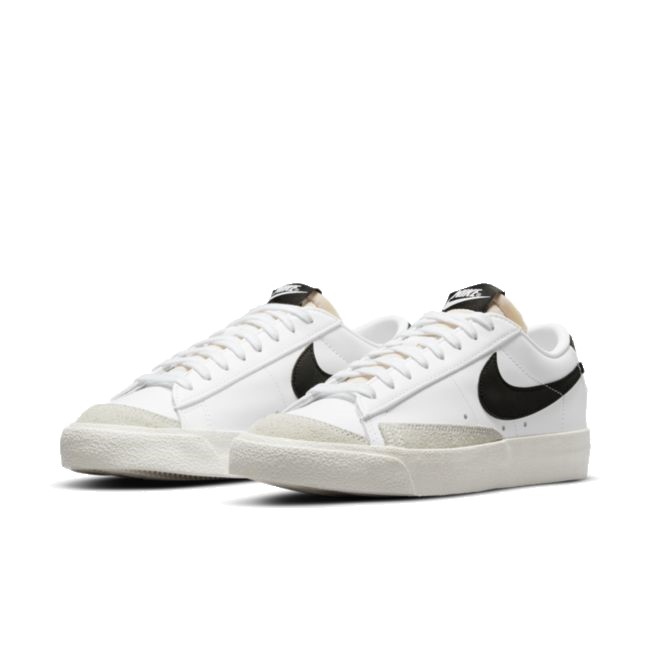 nike blazer bassa bianco nero