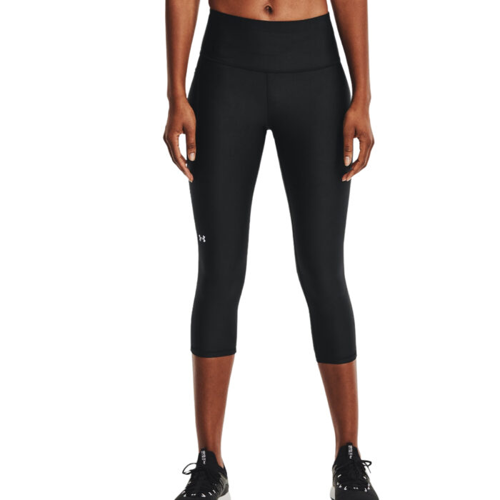 leggings donna 3/4 under armour neri