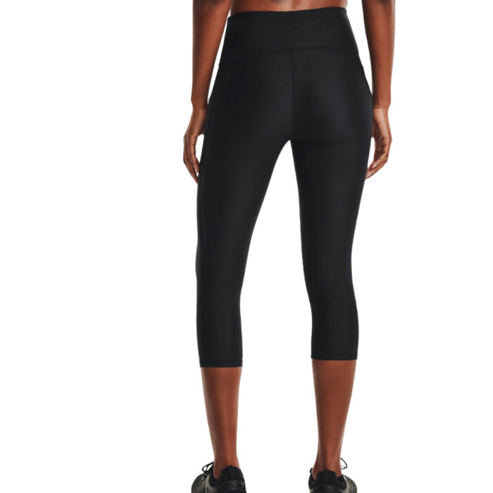 leggings donna 3/4 under armour neri