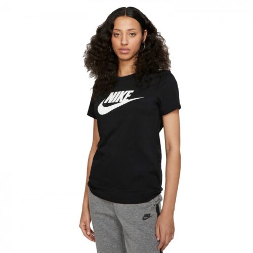 T-shirt lunga Nike Futura donna nero bianco