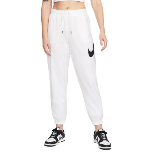 Nike pantaloni da donna con swoosh bianchi