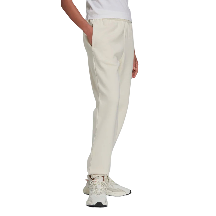 Pantaloni da donna adicolor, colore bianco panna