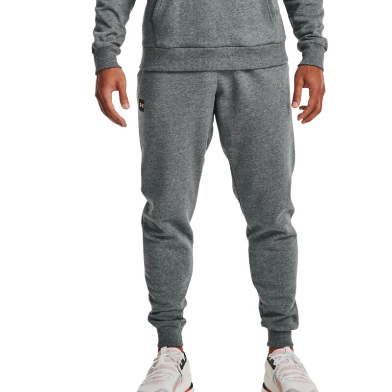 Pantaloni Under Armour per uomo da jogging nella colorazione grigia 