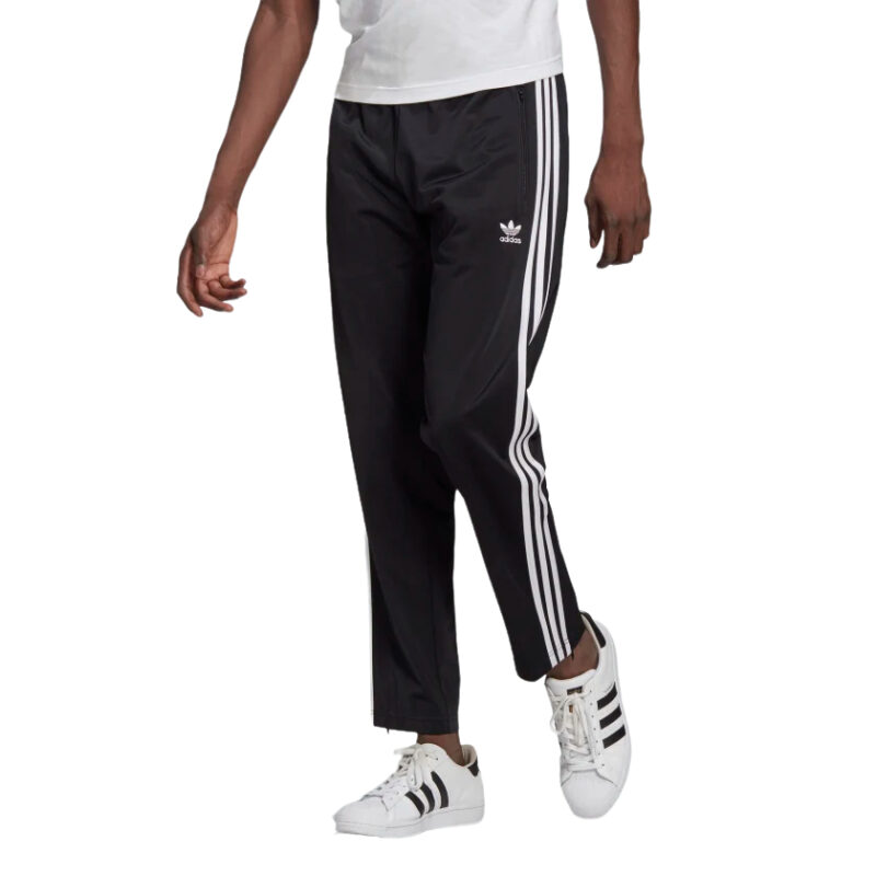 Pantalone adidas track da uomo colore nero e bianco