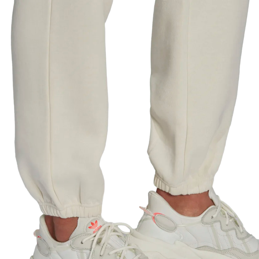 Pantaloni da donna adicolor, colore bianco panna
