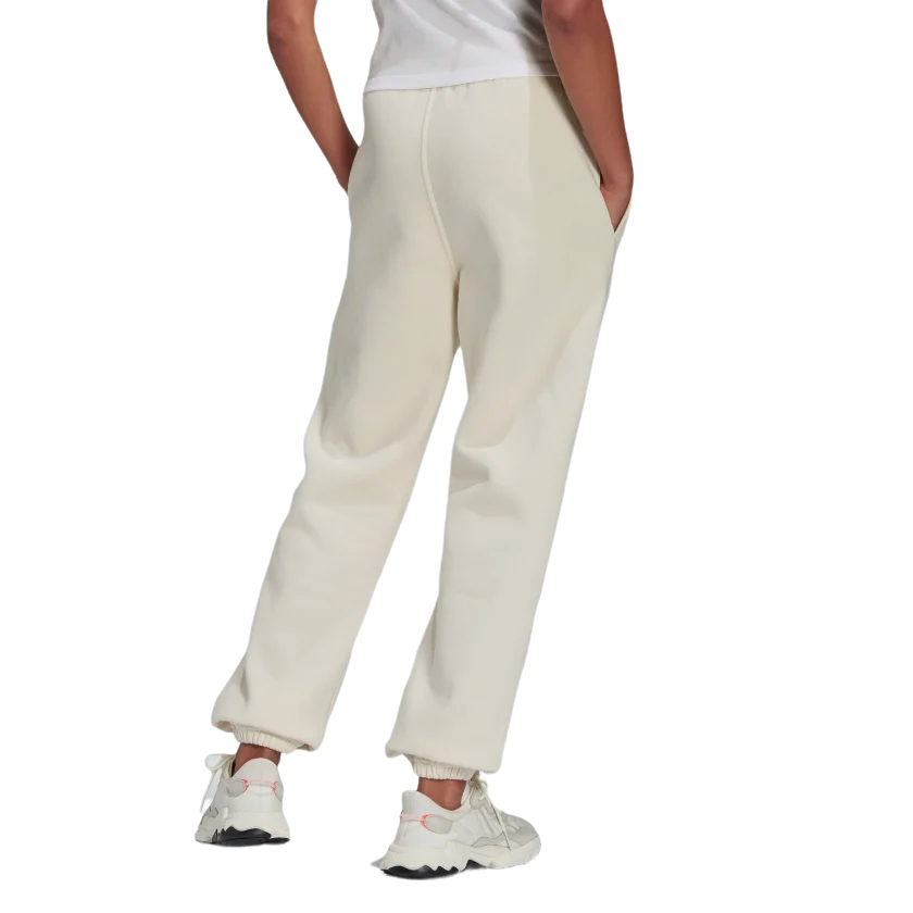 Pantaloni da donna adicolor, colore bianco panna