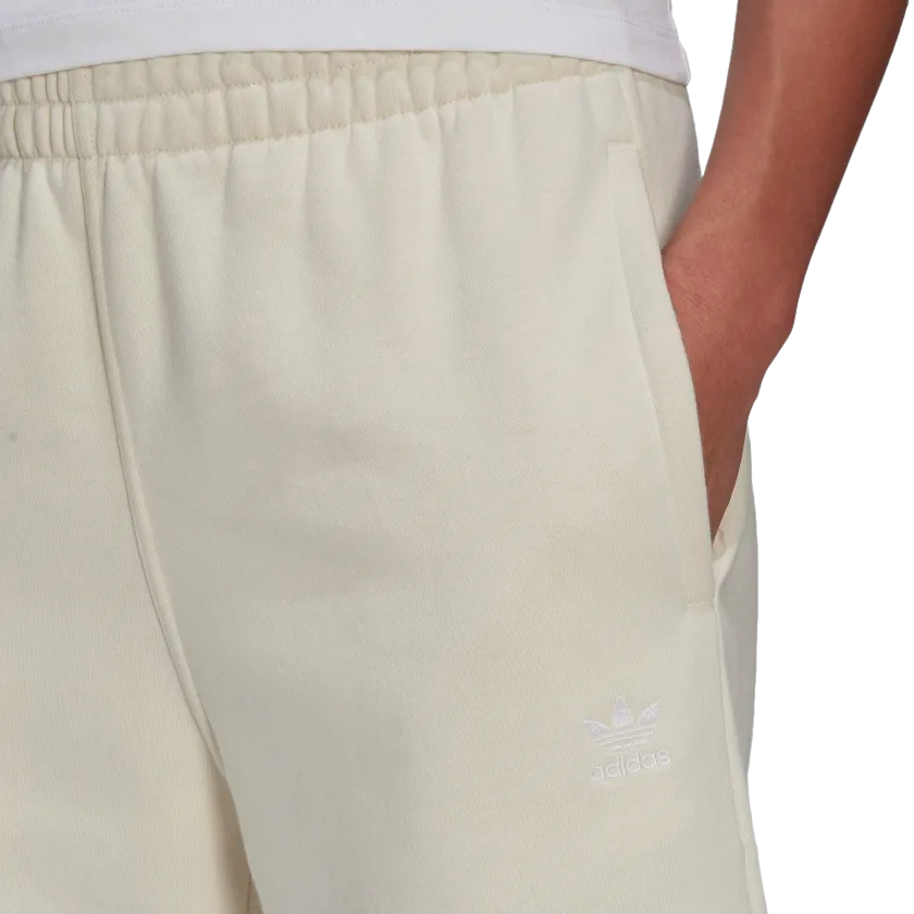 Pantaloni da donna adicolor, colore bianco panna