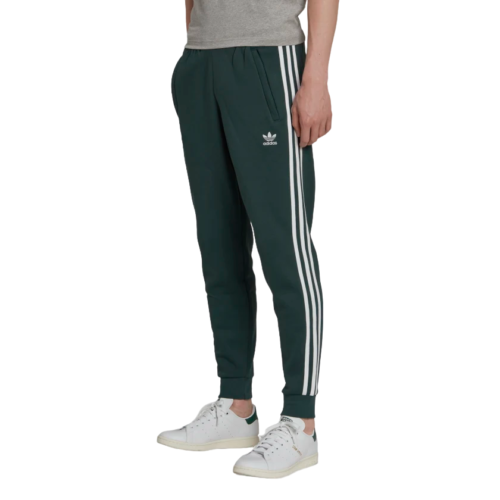 Pantaloni Adidas 3 strisce colore verde minerale