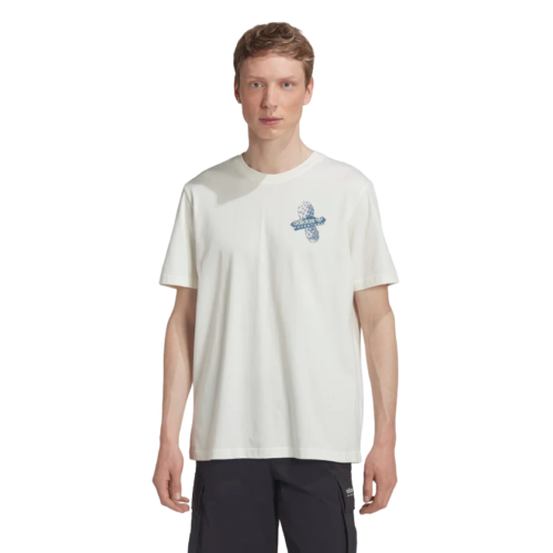 T-shirt Adidas Adventure Trail, colore bianca