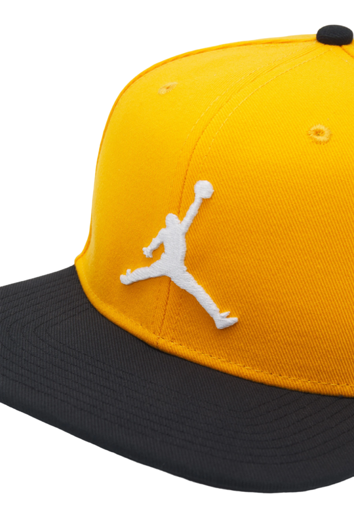 Cappello Jordan a visiera piatta giallo