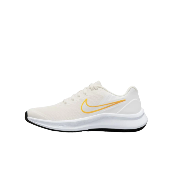 Scarpa da ginnastica Nike Star Runner da donna, bianco / giallo