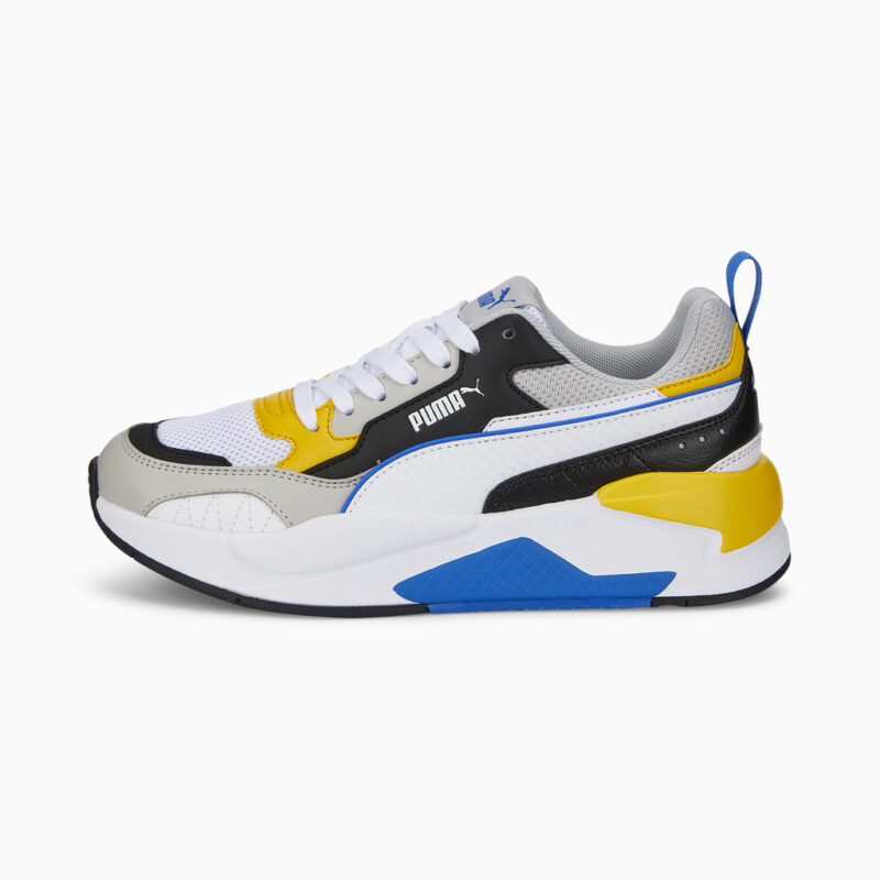 Sneaker puma X-Ray 2 bassa bianca gialla e blu