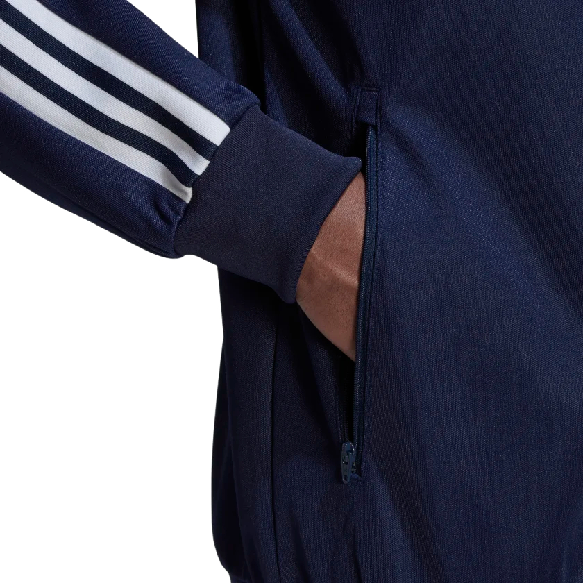 Giacca stile Beckenbauer adidas da uomo blu notte