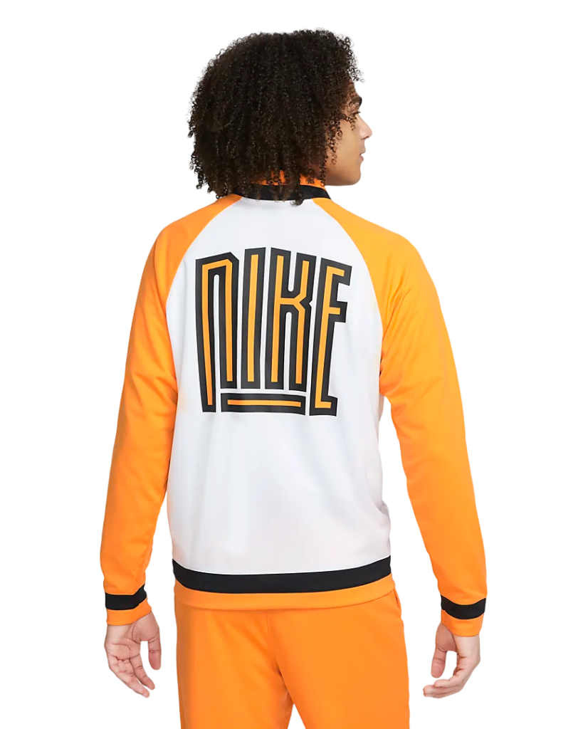 Nike Dri-FIT Giacca da basket - White/Orange - immagine 2