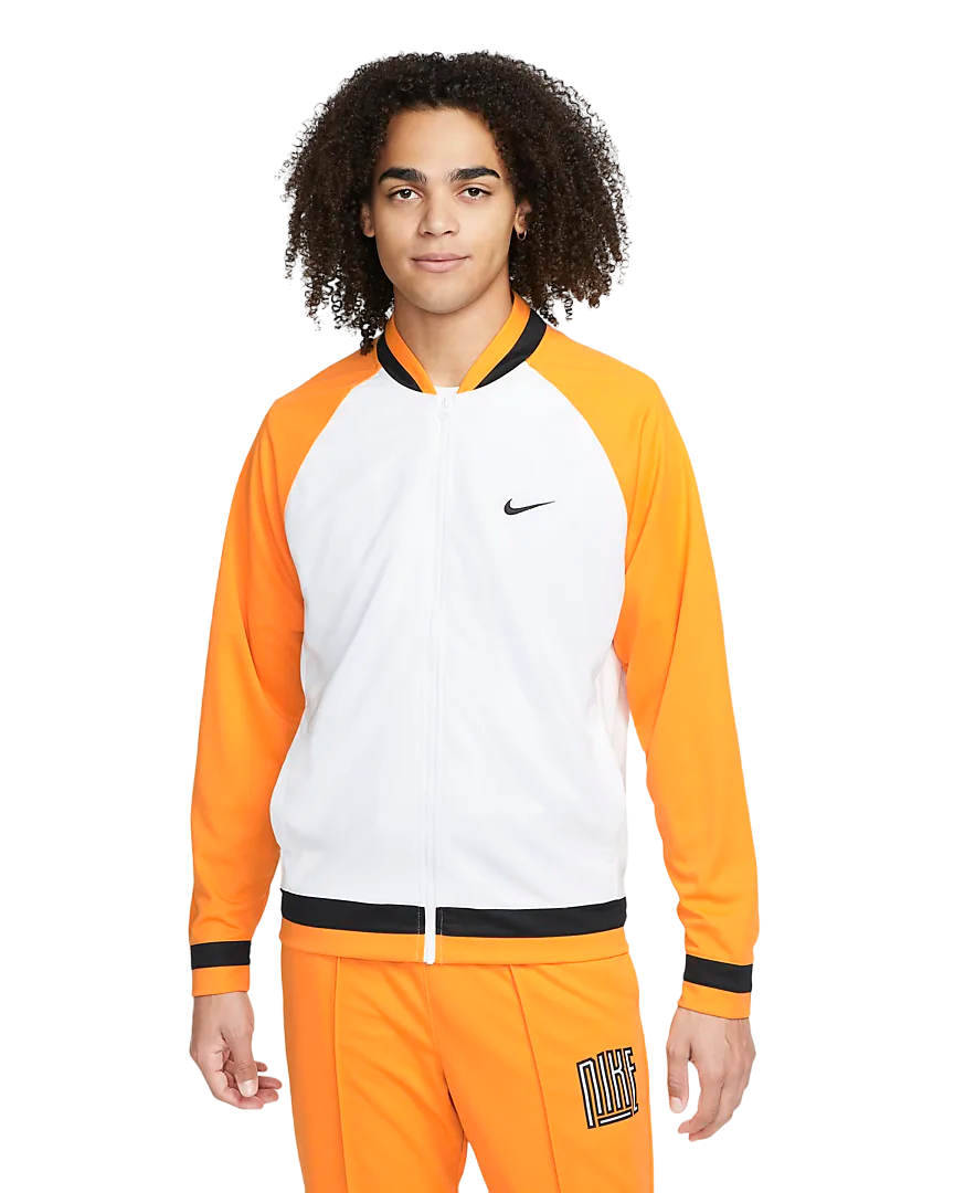 Nike Dri-FIT Giacca da basket - White/Orange