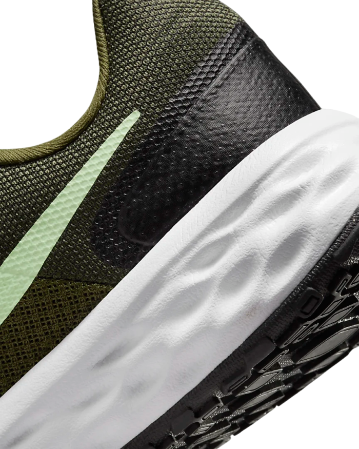 Nike scarpa Revolution 6 da ragazza e ragazzo - colore verde e bianco