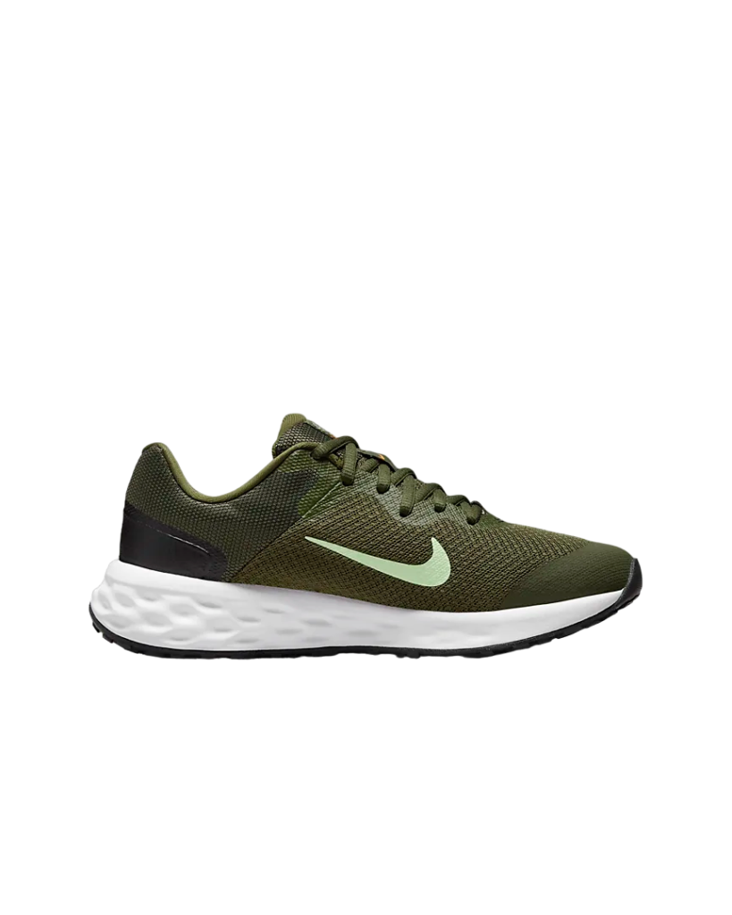 Nike scarpa Revolution 6 da ragazza e ragazzo - colore verde e bianco