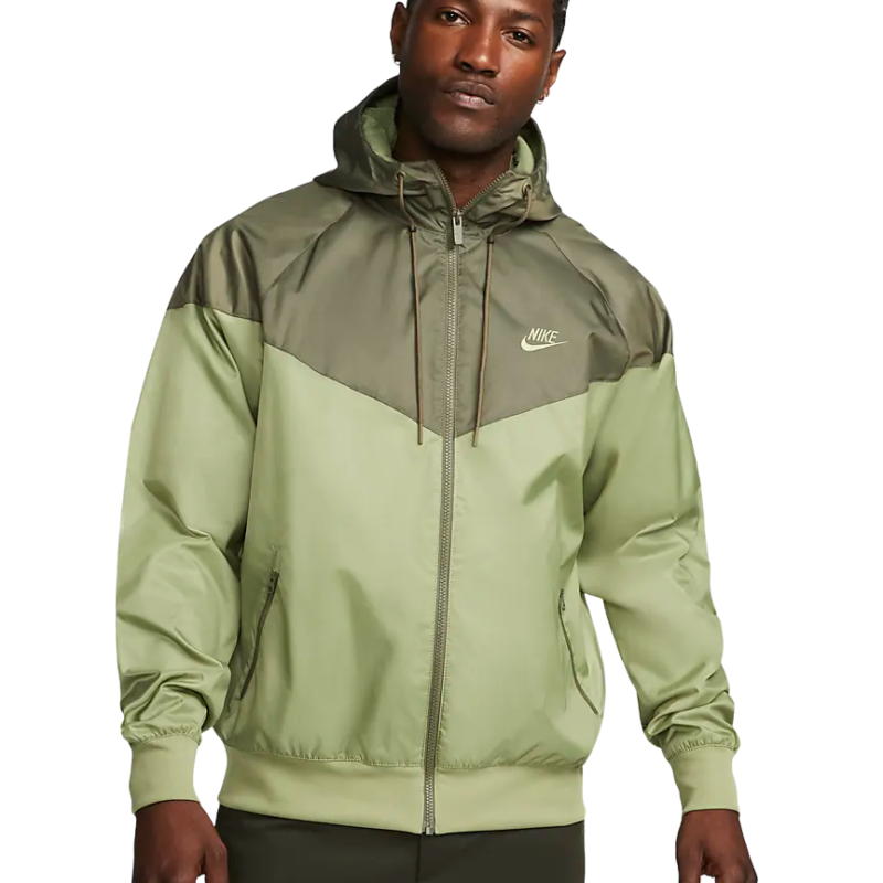 Nike Giacca con cappuccio, colore verde e verdone