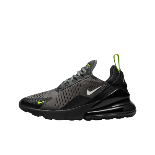 Nike Air Max 270 da ragazzo colore nero grigio e verde lime - collezione scarpe Nike 2022