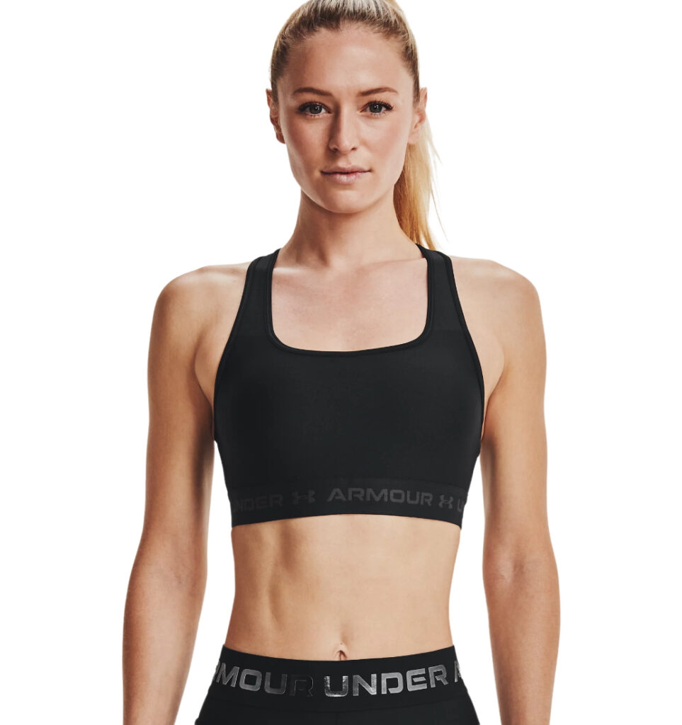 Under Armour Reggiseno Sportivo Crossback - Black - immagine 2