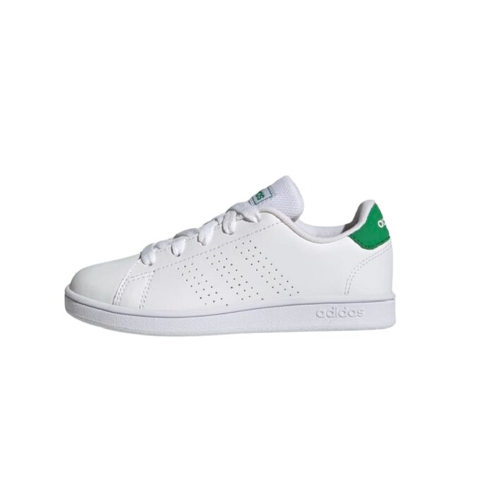 Adidas Advantage K - Cloud White/Green/Core Black