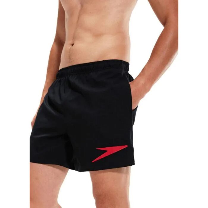 Speedo - Costume Sport Solid 16'' - Black/Red