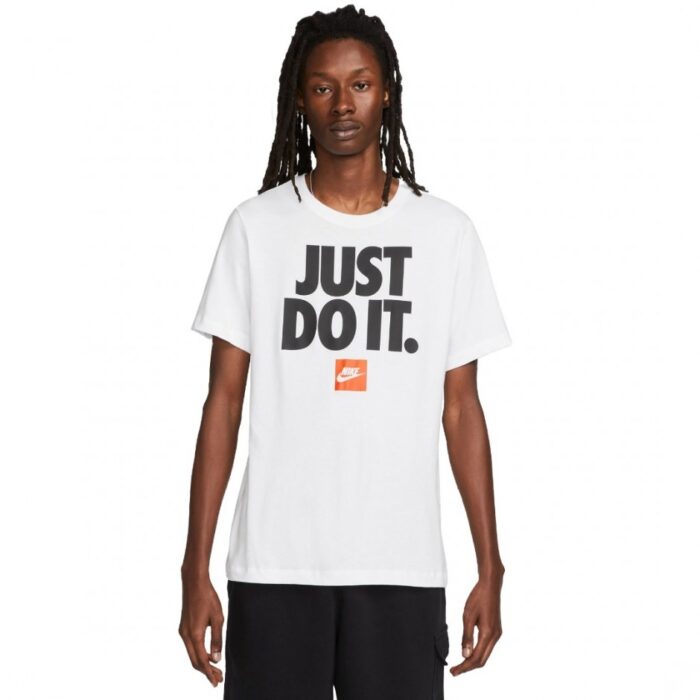 Nike T-shirt Just Do It - White/Black