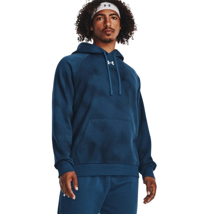 Under Armour Felpa con cappuccio Rival Fleece - Blue