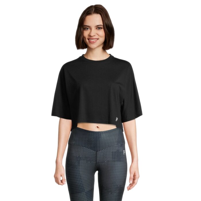 Fila T-shirt Recanati Cropped - Black