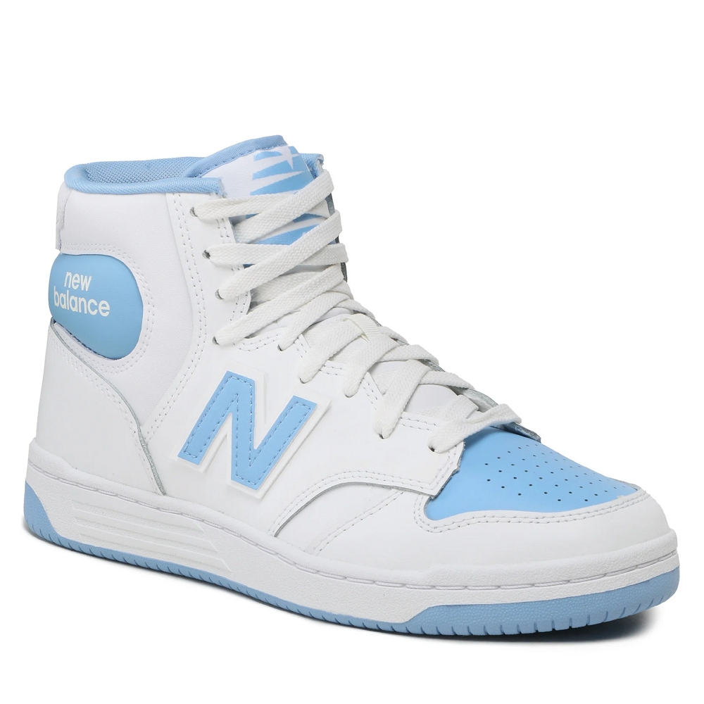 New Balance 480 Hi - White/Light Blue