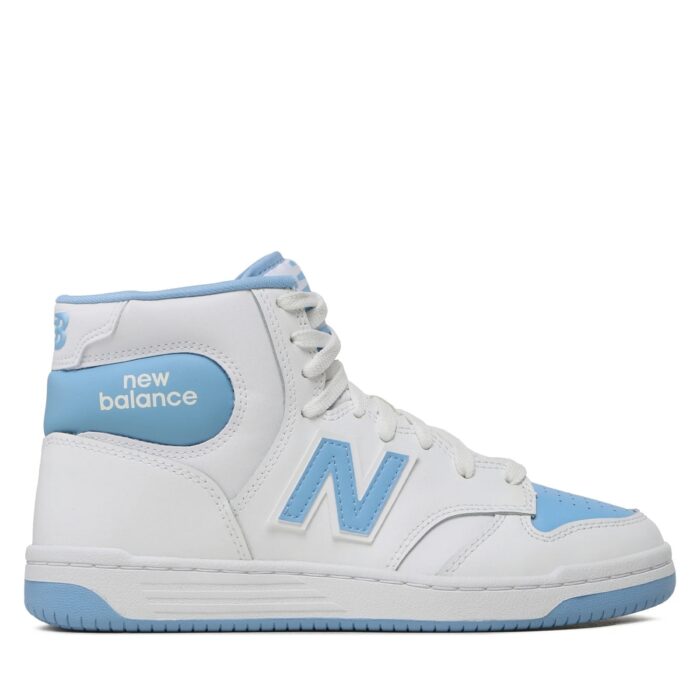 New Balance 480 Hi - White/Light Blue