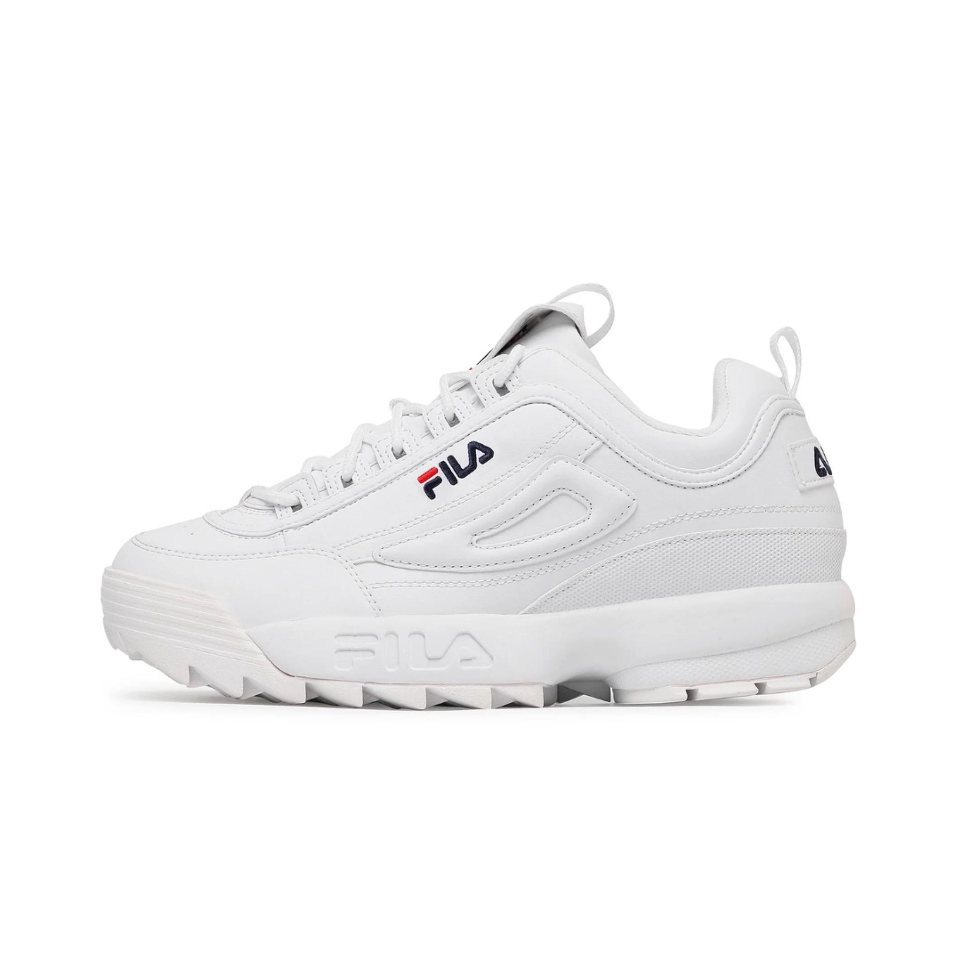 Fila disruptor low w scarpa white hotsell