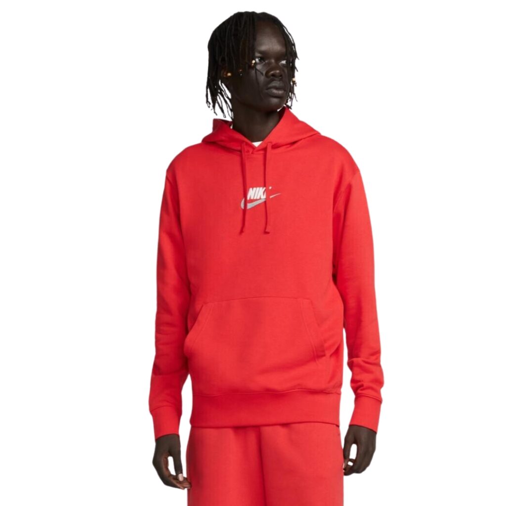 Nike Felpa con cappuccio Club - Red