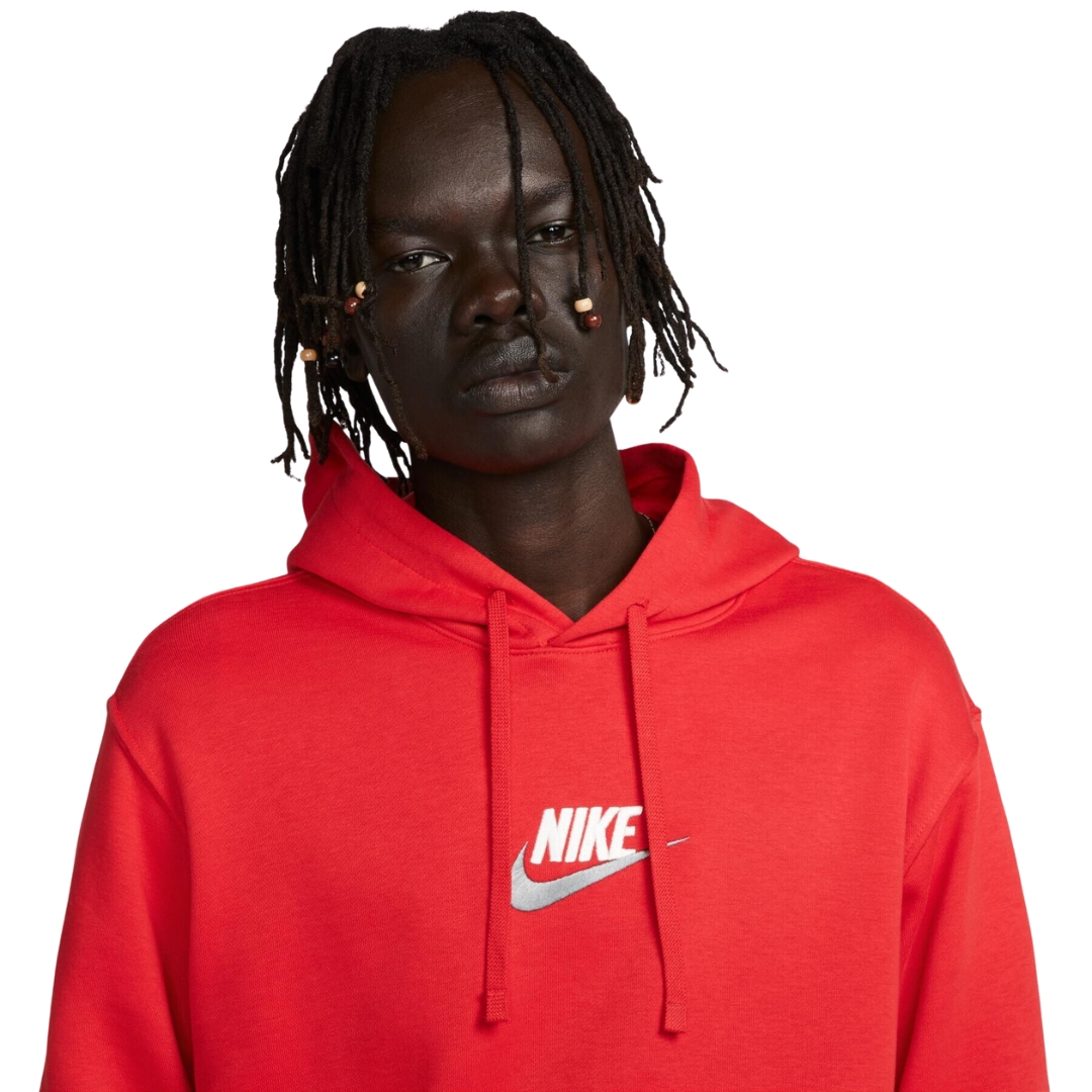 Nike Felpa con cappuccio Club Red Spedizione Gratuita