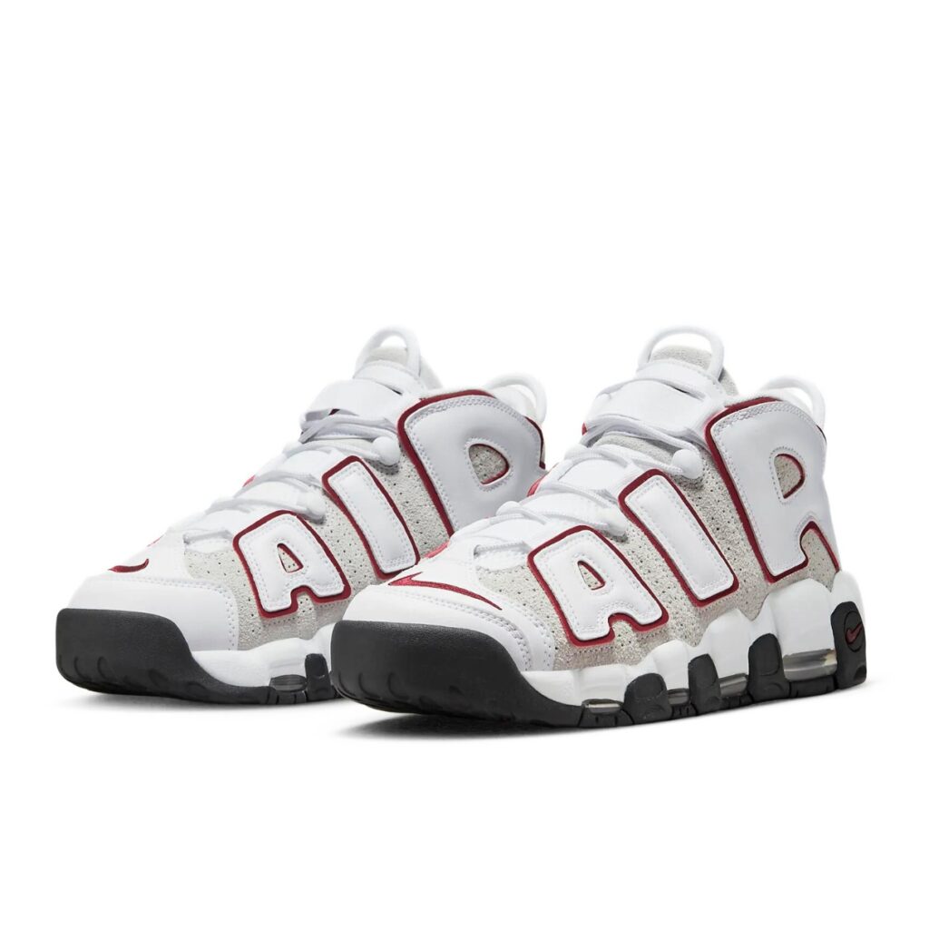 Nike Air More Uptempo '96 - White/Team Red - immagine 2