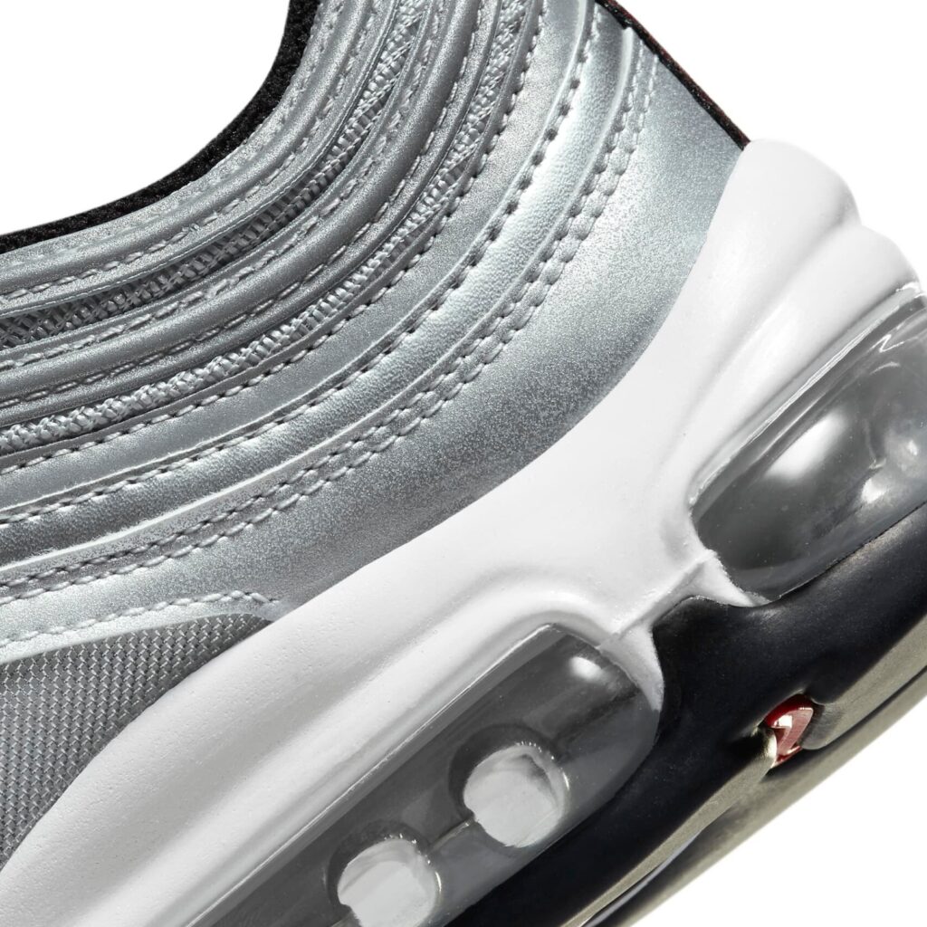 Nike Air Max 97 GS - Silver/Varsity Red - immagine 4